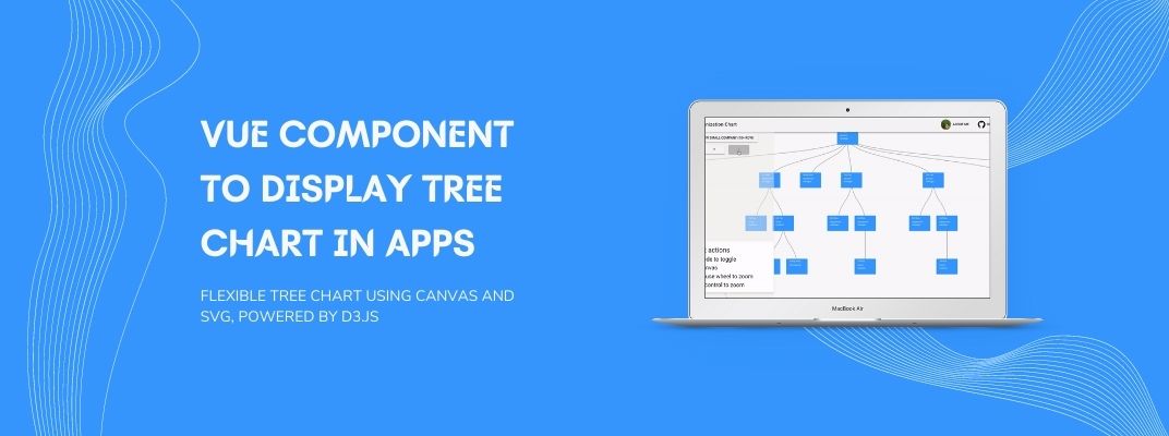 A Vue Component to Display Tree Chart using Canvas & SVG cover image